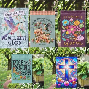 Love in Faith Garden Flags | Christian Faith-Inspired Outdoor Yard Flags for Home & Garden Décor