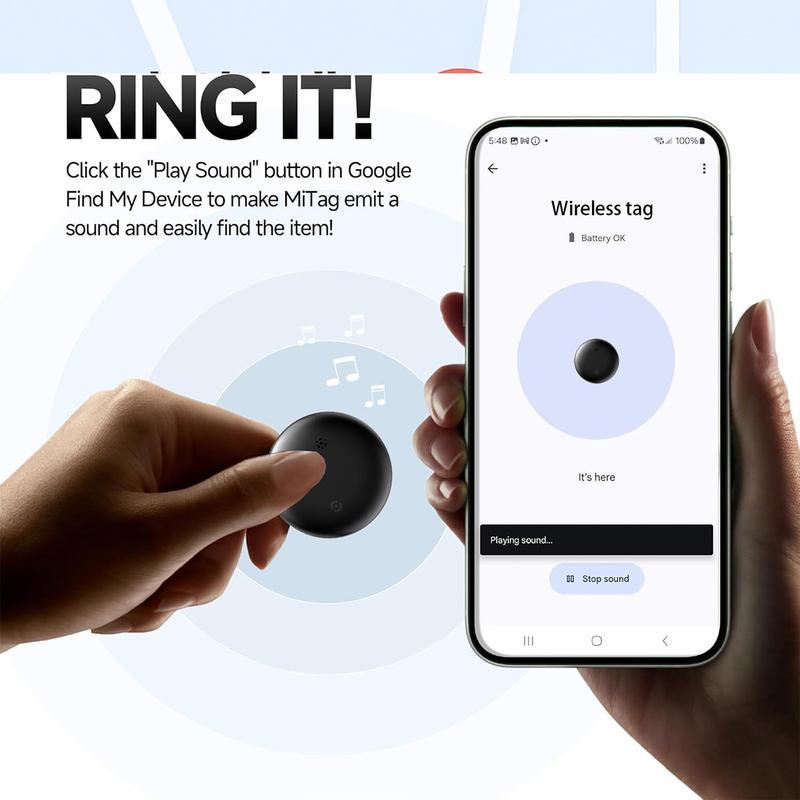 GPS Tracker for Car,Mini Trackers Device with Weatherproof Magnetic Case- No Monthly Fee - Best Hidden GPS Tracker - Global Coverage Locator, Anti-lost Device,Works with Apple Find Me (iOS only)