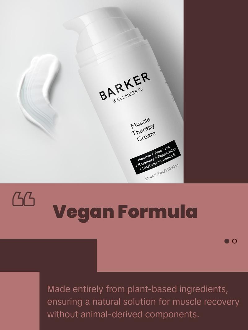 Muscle Therapy Cream Body Care Blend Moisturizers Moisturizing Vegan  Moisture Hydrating Recovery