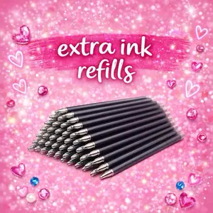 ADD-ON Extra Ink Refills for Beadable Pens Choose Between 1 to 10 Pieces Compatible with Most Beadable Pens