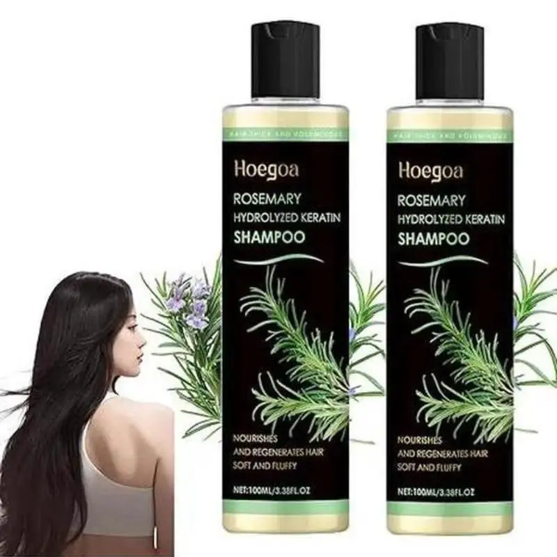 Natural Plant Extract Rosemary Shampoo (100ml) - Alcohol-Free Gentle Cleanser for  Growth, Grease Control, Dandruff Relief, Scalp Hydration, and Smooth, Easy-to-Style  brazilian oily, Haircare, Cleansing, Any