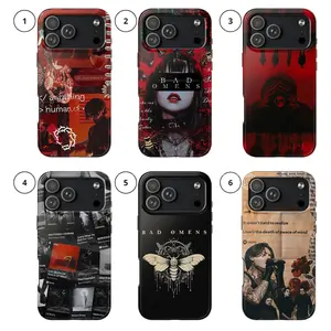 Bad Omens Phone Case for iPhone for Samsung, Phone Accessories, Cute Phone Case, Fashion Case, Perfect Gift for HerHim, Phone Case for iPhone, Creative Dual Layer Case