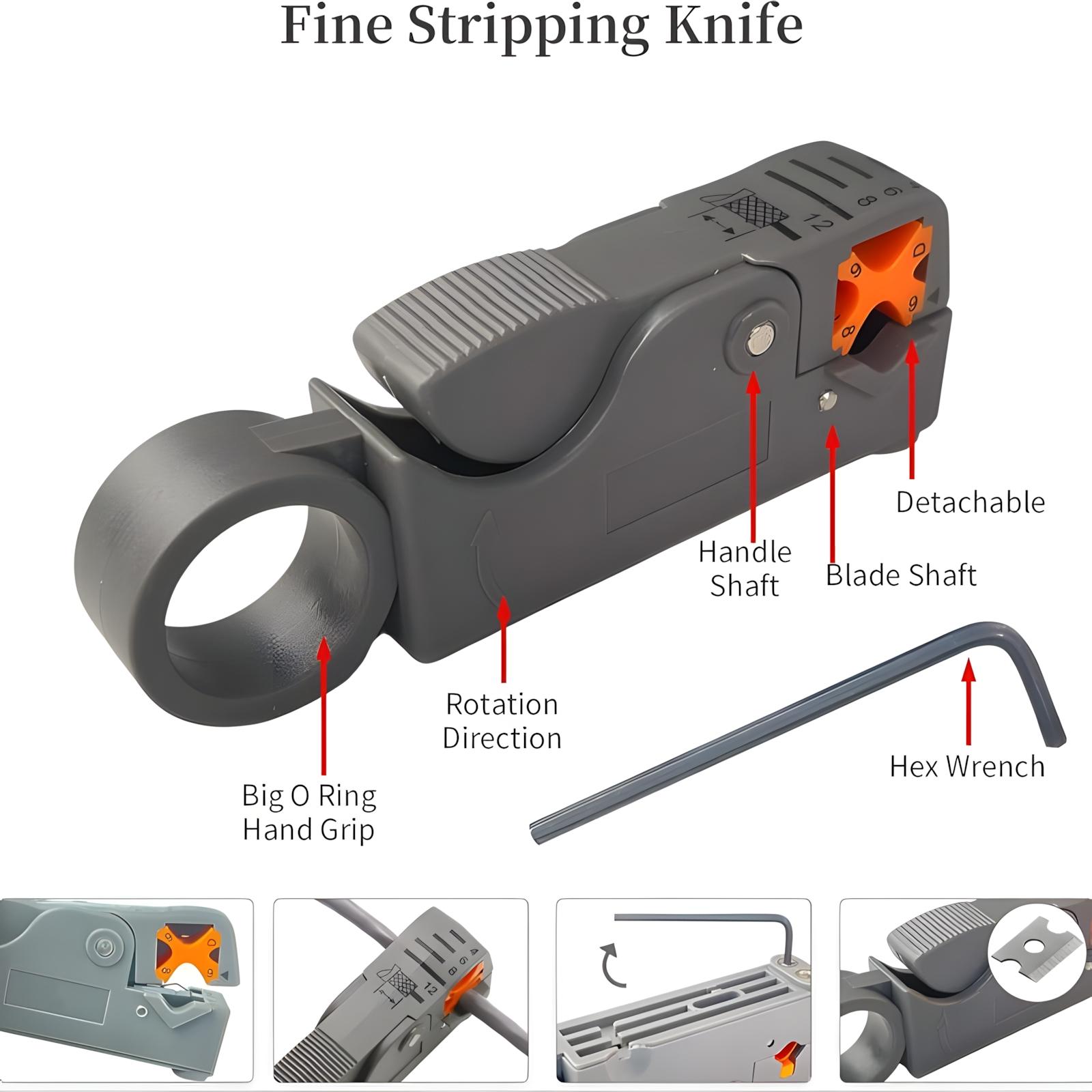 Complete 11 in 1 Network Crimping Tool Kit Includes Portable Cat5 Cat5e Cable Tester and 8P8C 6P6C 4P4C Connectors for Easy Wiring Repair