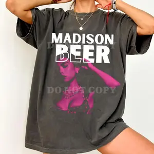 Comfort Colors Madison Beer Graphic T-Shirt, Madison Locket Album Merch