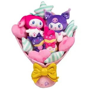 My Melody & Kuromi 12" Anniversary Plush Bouquet