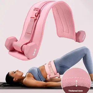 Hip Thrust Belt Adjustable Glute Bridge Strap Booty Workout Holds Dumbbells Kettlebells Plates Home Gym Fitness Accessory #TikTokShop