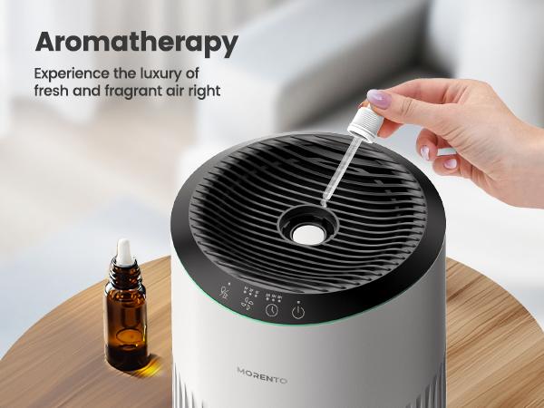 MORENTO MR2566 Air Purifier for Bedroom, Home, Smoke & Pet Dander Odors, Sleep Mode, Portable HEPA, Blue Ambient Light, Sleeping Mode#TikTokShopBlackFriday MORENTO MR2566 Air Purifier for Bedroom, Home, Smoke & Pet Dander Odors, Sleep Mode, Portable HEPA, Blue Ambient Light, Sleeping Mode#TikTokShopBlackFriday