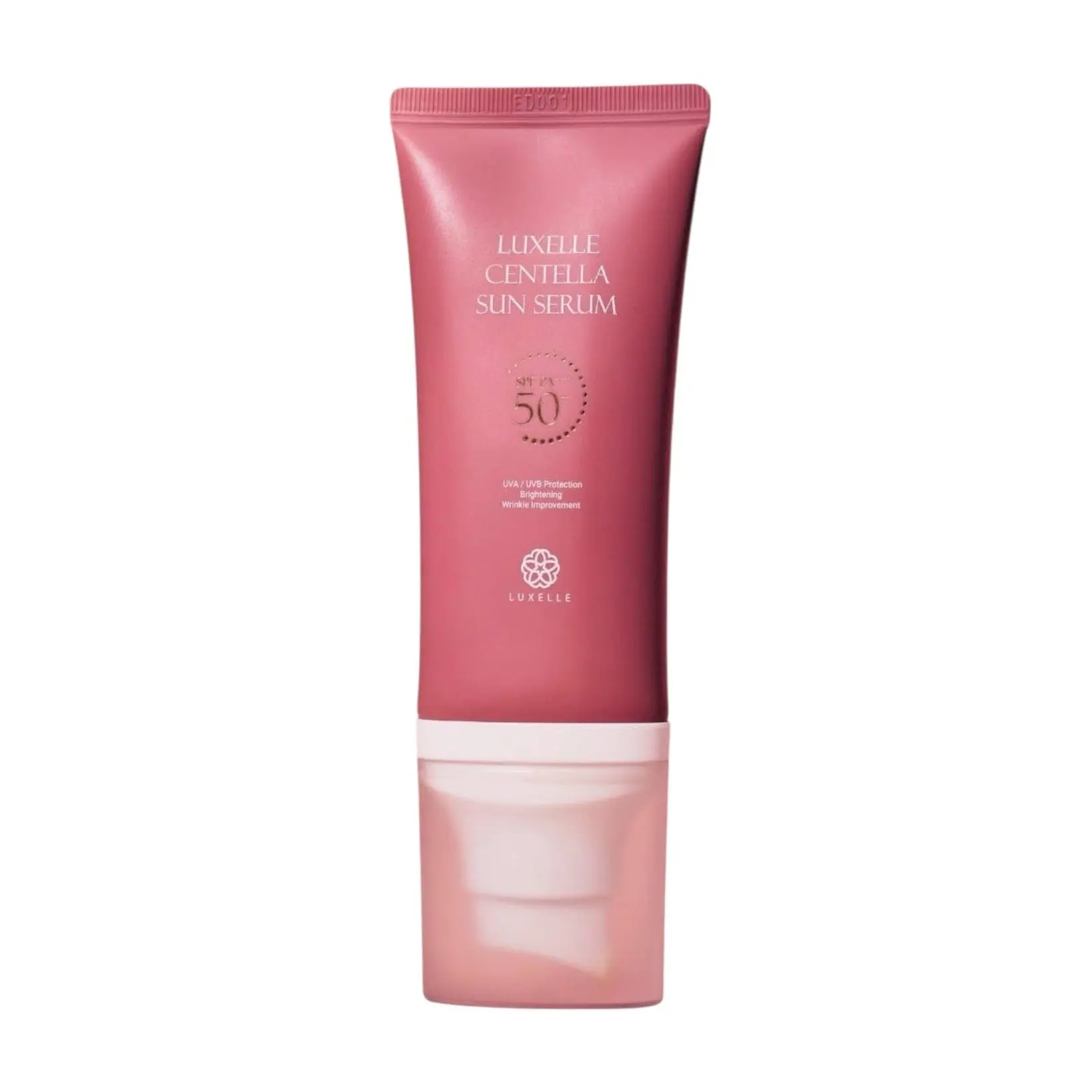 LUXELLE Centella Sun Serum Dewy Glow Protection SPF PA 50+++ Lightweight, Non- Greasy Sunscreen 50ml