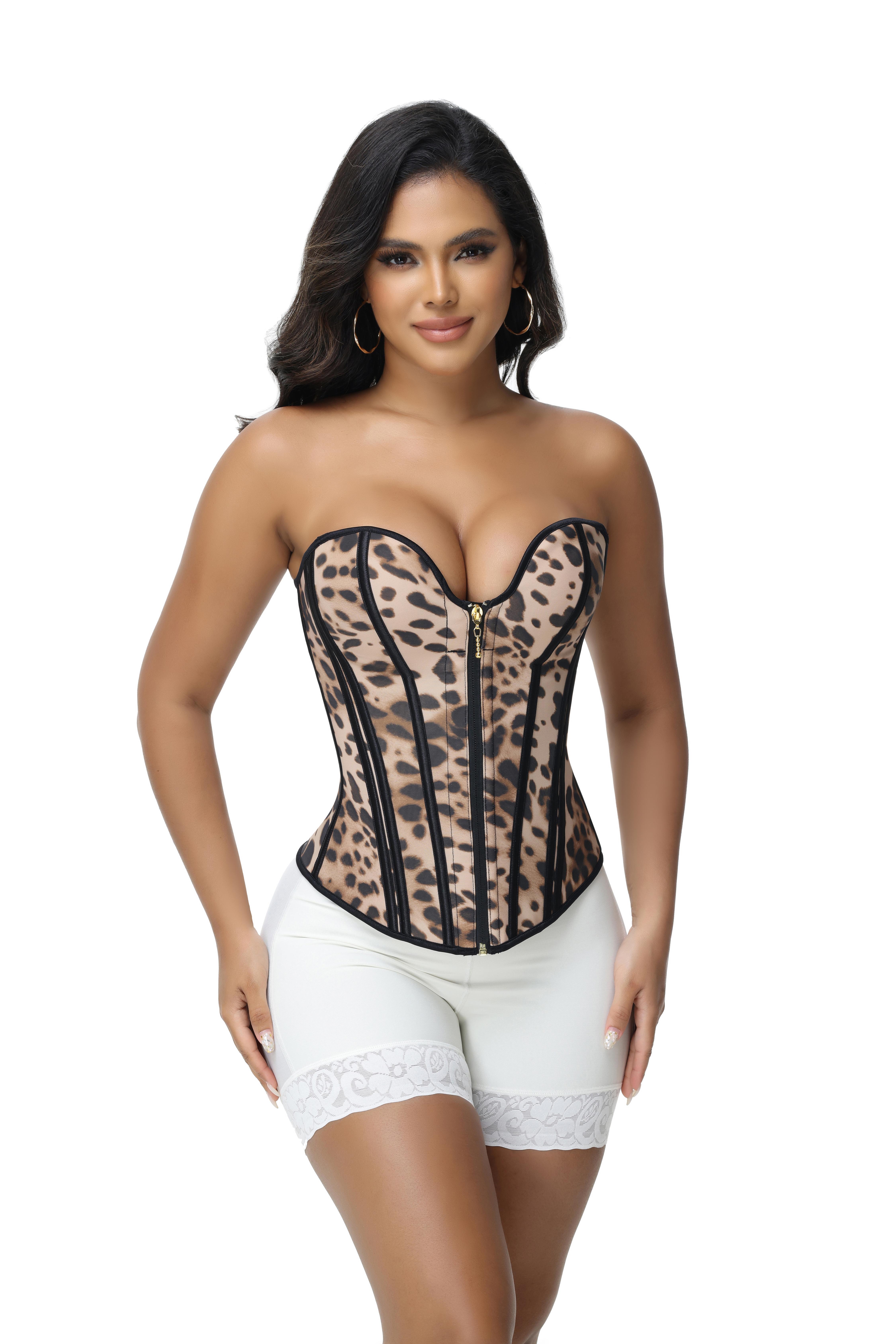 SHAPSHE Waist Shapewear for Women Tummy Control with Detachable Shoulder Strap Corset Shapewear Cincher Vest Sport Workout going out tops with Bra