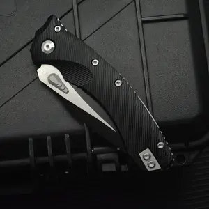 Pocket Outdoor Folding Knife 8Cr13Mov Blade Nylon Fiber Handle Camping Hiking Knives Kitchen Fruit Knife