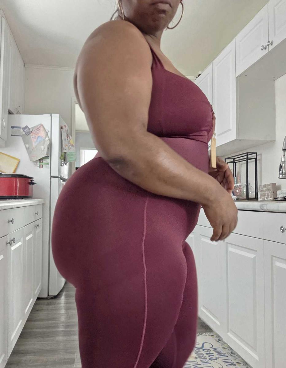 Item: Zipper Shaping Jumpsuit-Burgundy, XL