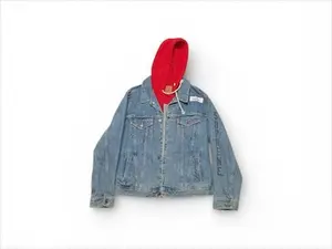 OBJ00154 Supreme and Levi's Fleece Hooded Trucker Jacket