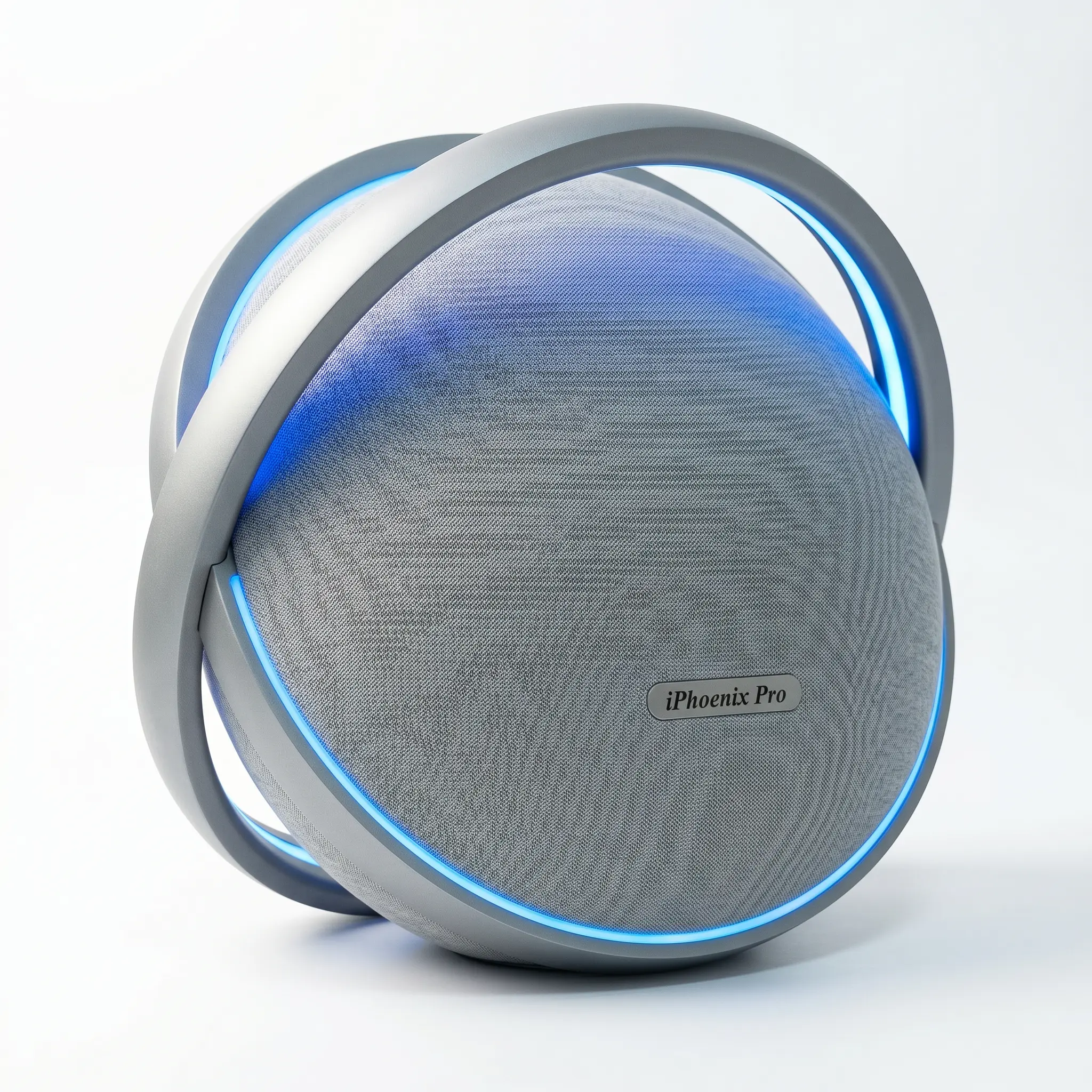 IX-123 Portable Wireless Powerful Speaker, Premium Fabric & Metal Build, USB-C Compatible, LED Equipped, Indoor & Outdoor Use, Heavy Bass & Sound Upgrade Stereo