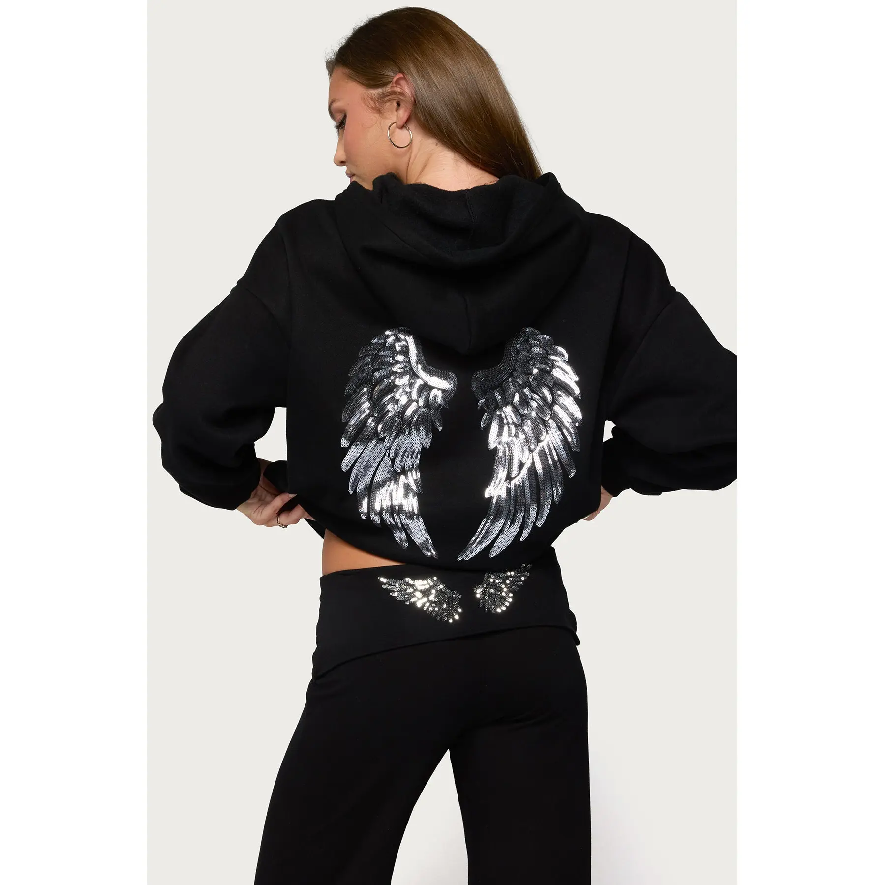 Angel Energy Sequin Hoodie