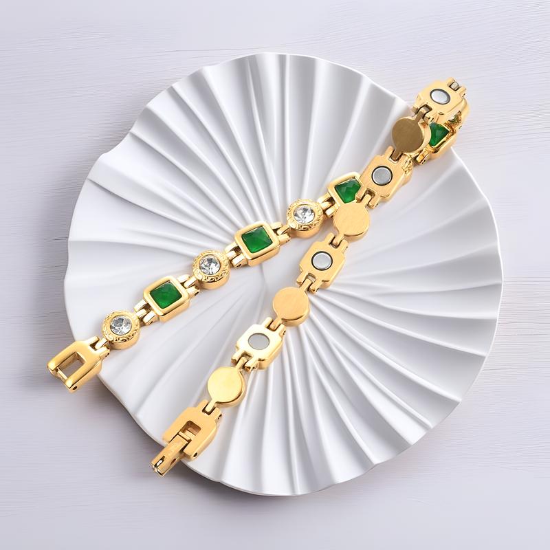 High-quality Strong Magnets - 3500 Gauss -  Force - Relieves Hand Discomfort - Antioxidant - Skin-friendly & Hypoallergenic - Women's Style - An Excellent Gift for Valentine's Day, Birthdays and New Year