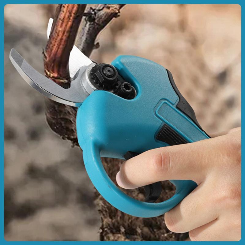 3-in-1 Cordless Pole Saw, Mini Electric Chainsaw and Electric Pruning Shears with 6.5ft Telescopic Pole, 6 Inch Electric Brushless Pole Saw with 2 1.3Ah Batteries for Home Garden Tree Pruning