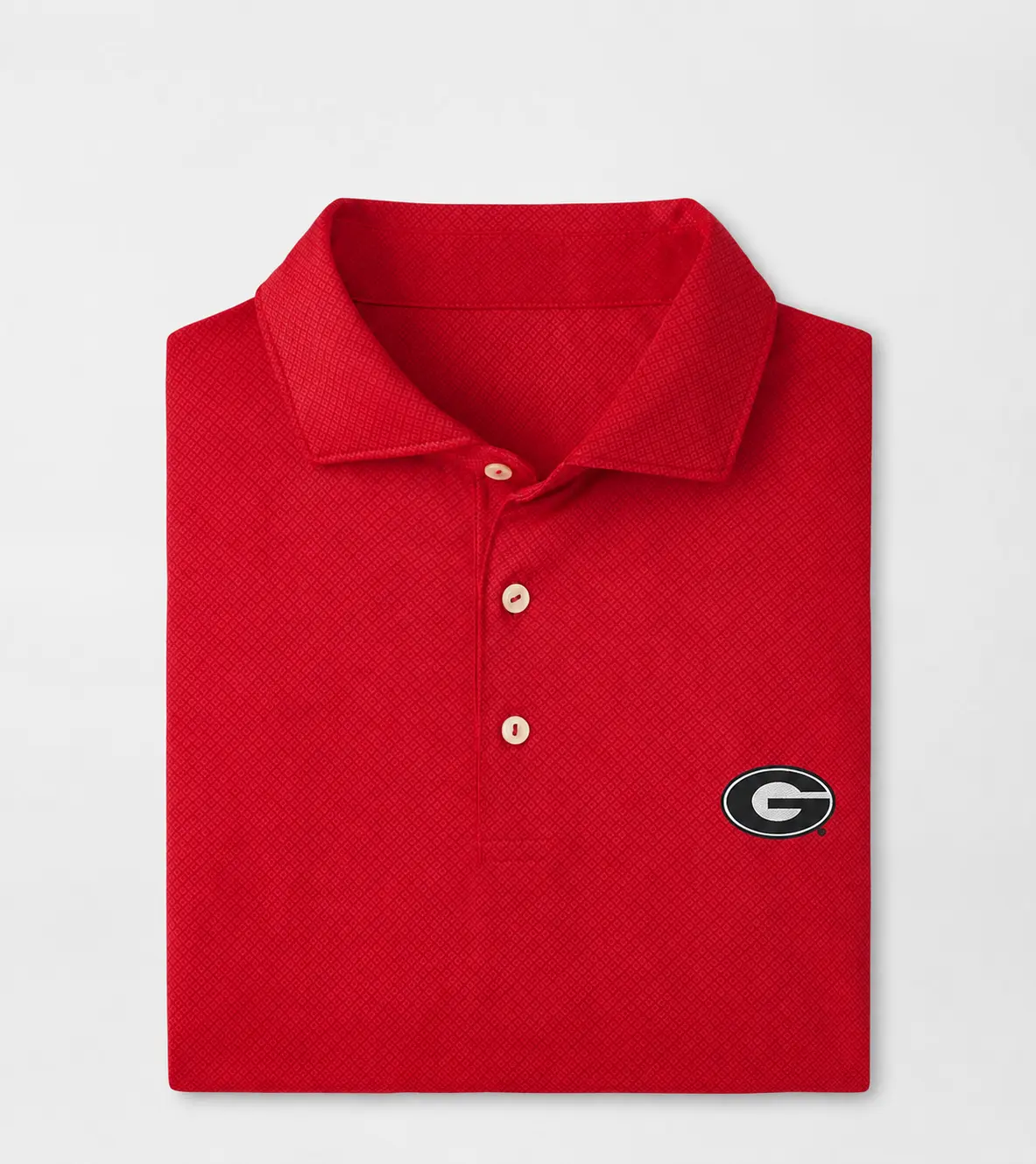Georgia Hugo Performance Jersey Polo - RED