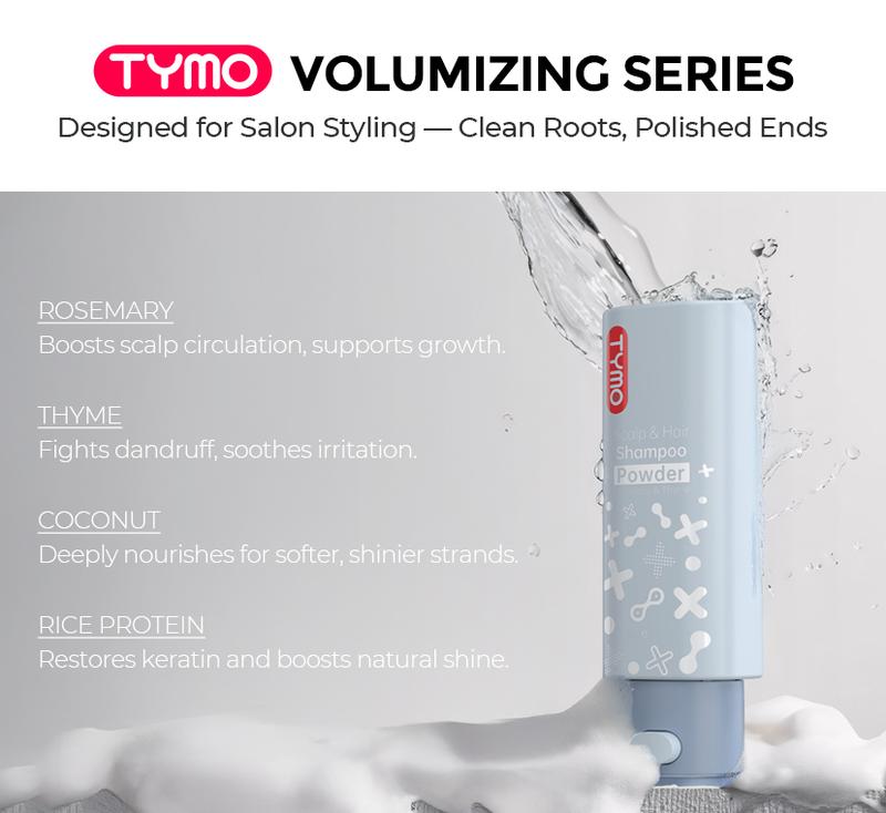 TYMO Powder Shampoo -- Best Shampoo for Summer,  plant-powered exact, refreshes scalp, cleansing, for All Hair Types, paraben Free & Sulfate Free,, 3.5 Oz  for Men & Women
