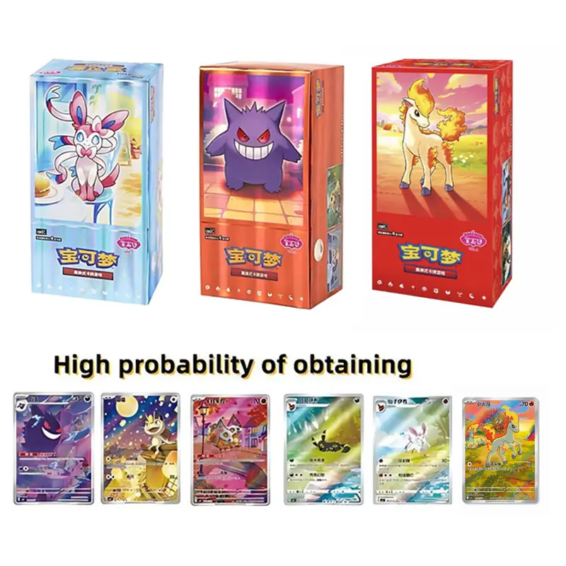 (PA) Pokémon Exclusive S-Chinese Gem 2 Boxes Pack  Vol.4+Vol.3+Vol.2 Booster Sealed