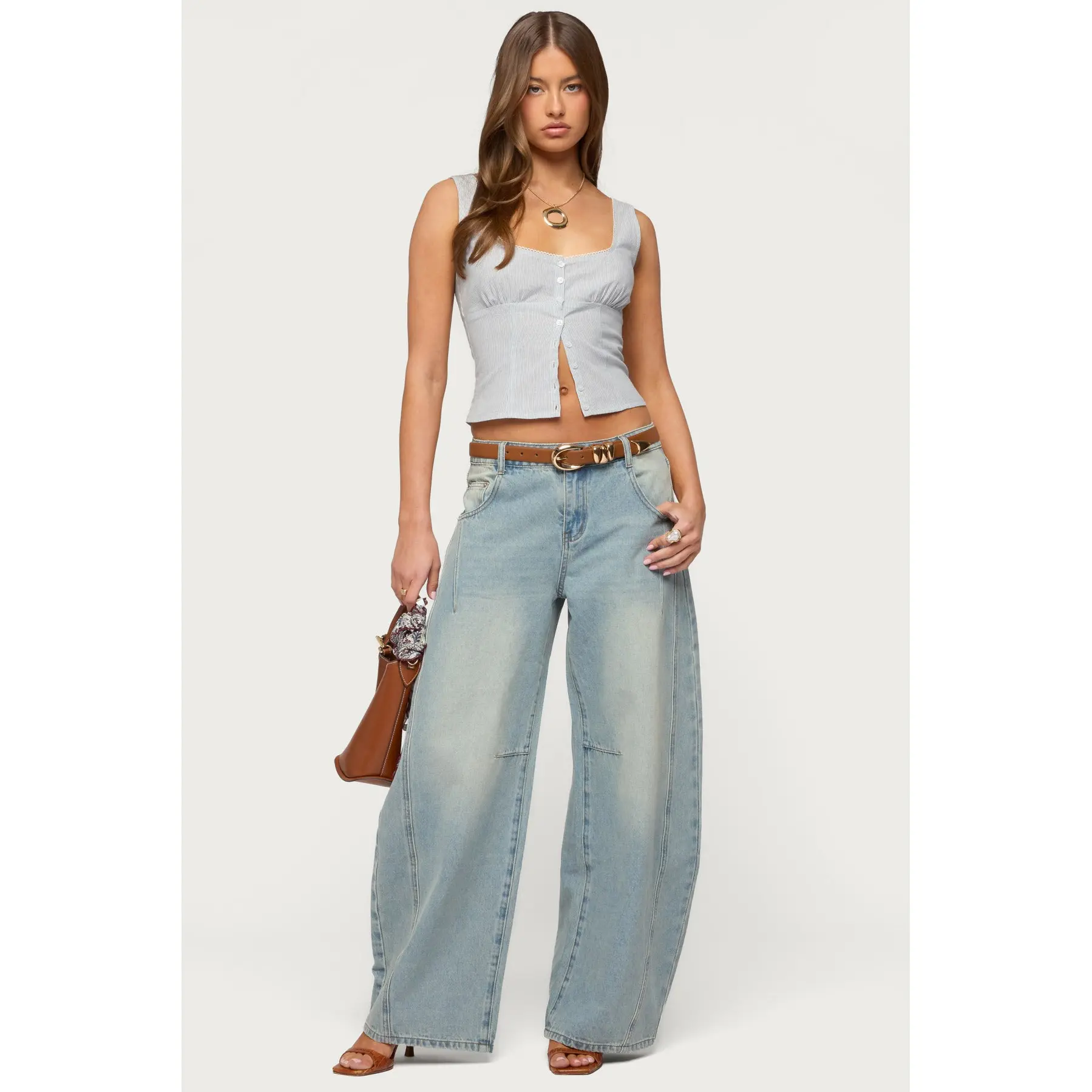 Ilara Low Rise Barel Jeans