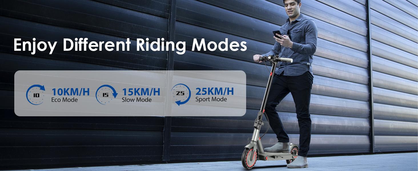 D8 Foldable Electric Scooter for Adults & Teens, 350W Motor, 19 MPH Top Speed, 15-18 Miles Range, 8.5" Solid Tires, APP Control, Portable Commuting Scooter