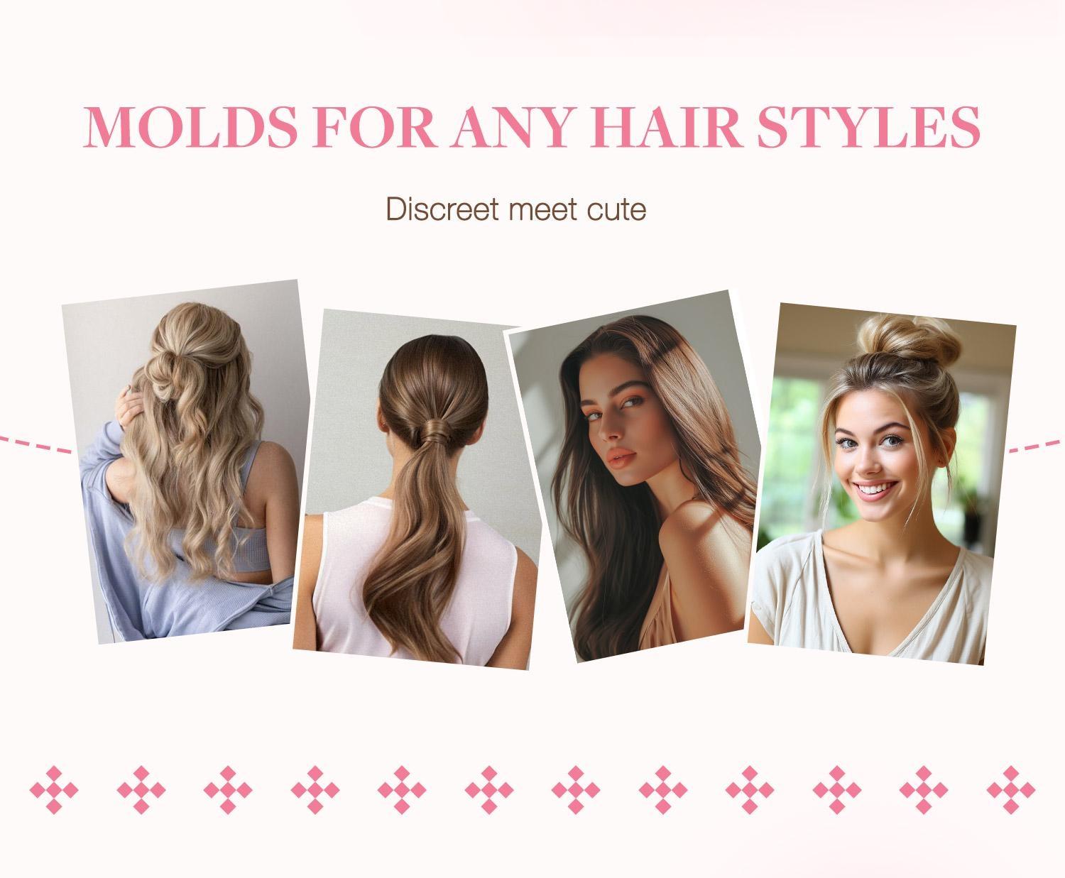 GOOGOO Hair Extensions Tape in Human Hair Natural Straight，40pcs,100g