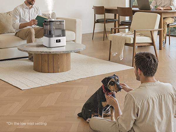 [live]LEVOIT Classic300s Top Fill Smart Humidifiers for Bedroom, (6L) Cool Mist Top Fill Essential Oil Diffuser for Baby & Plants, Quiet Sleep Mode,Gift