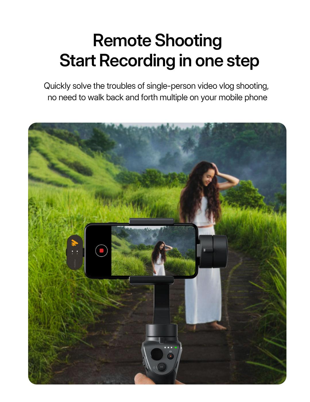 Portable Exclusive Type-C and Lightning Receiver Only For Maono T5 wireless Lavaliar Microphone, widely compatible with iPhone, iPad and Android.