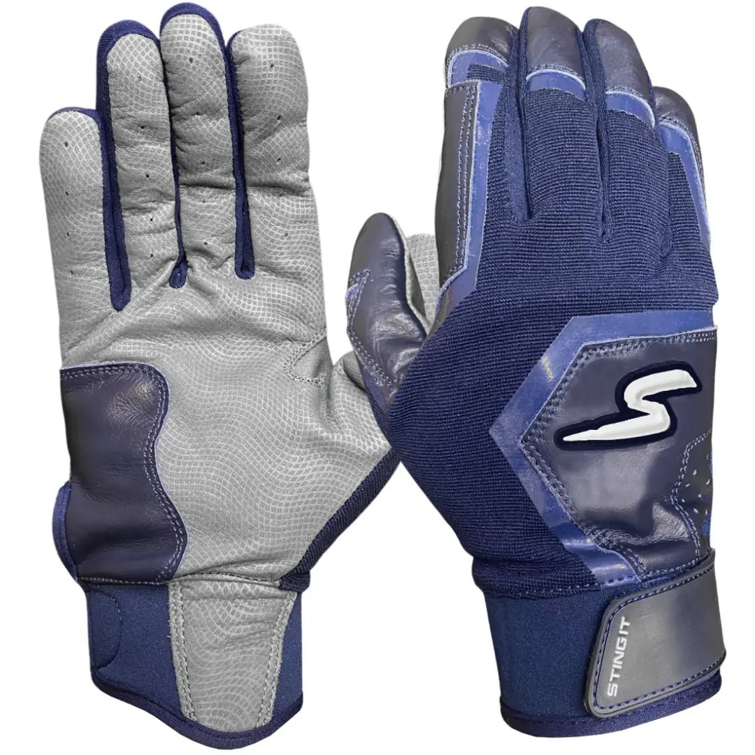 Color Crush Batting Gloves - Navy