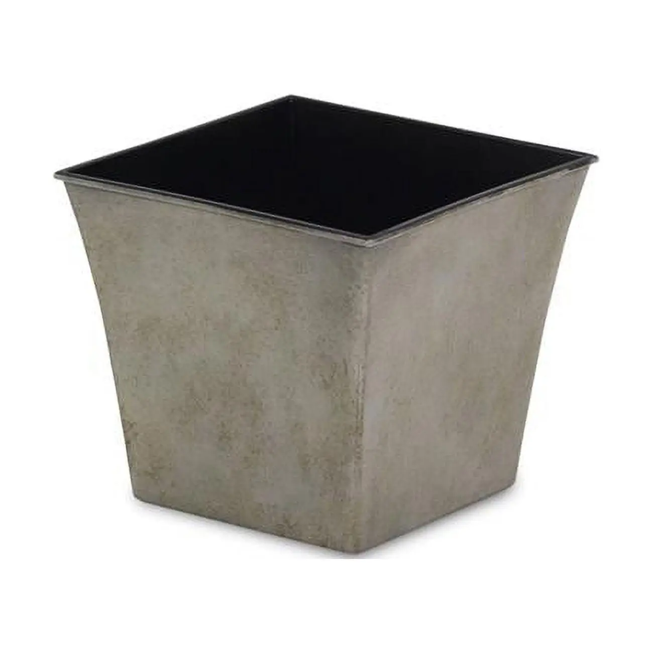 Cheungs PP-110LG 6.5 in. Square Planter with A Tapered Body - Gray