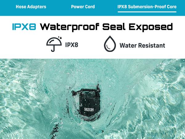 SEESII 1/3HP Pool Cover Pump Automatic On/Off 3035GPH Submersible Water Pump with Filter Net 25ft Cord Check Valve for Swimming Pool Hot Tubs Pond#SummerVibes SEESII 1/3HP Pool Cover Pump Automatic On/Off 3035GPH Submersible Water Pump with Filter Net 25ft Cord Check Valve for Swimming Pool Hot Tubs Pond#SummerVibes