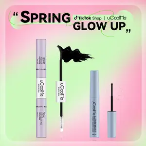 uCoolMe Lashes Bond & Seal & Remover Waterproof 2In1 Cluster Makeup Glue For Eyelashes Extension Longlasting & Waterproof For Girls Strong Hold Glue Spring Glow-Up