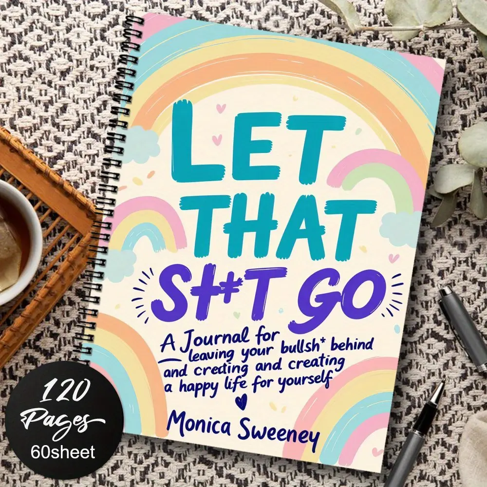 A mental health spiral notebook guided journal diary designed for both men and women to relieve anxiety and depression, promote self-care, track emotions, and reflect on goals Daily Guided Journal