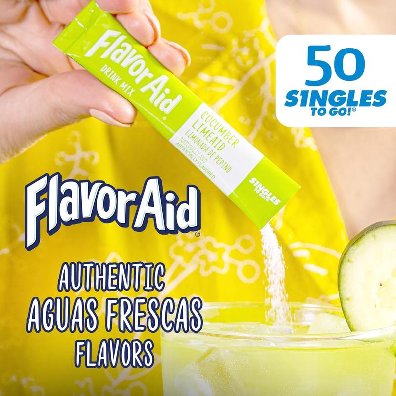 Flavor Aid Aguas Frescas Singles To Go Variety Pack, Powdered Drink Mix