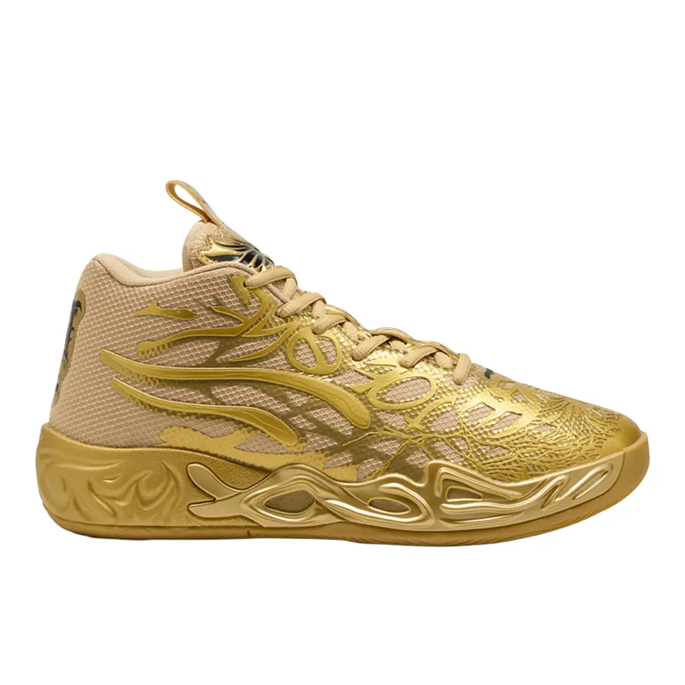 PUMA Mens X Lamelo Ball Mb.04 Golden Child Basketball Sneakers Shoes - Gold