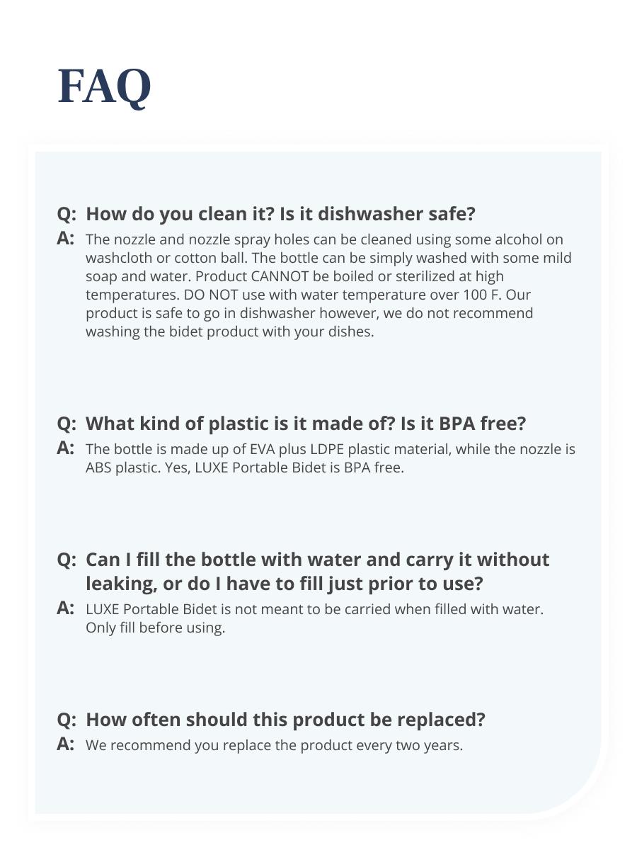 LUXE Portable Bidet