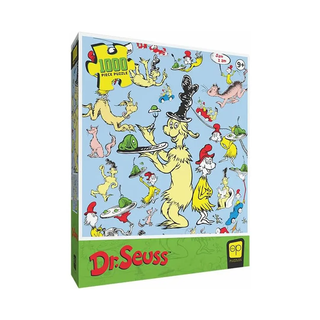 USAopoly Dr. Seuss Green Eggs and Ham 1000-Piece Creative Puzzle, Toys & Hobbies Jigsaw Puzzle for Adults