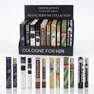 6 Pack Men's Perfume Spray Set | 1.2 Oz / 35ml Each | Long Lasting Fresh Citrus & Woody Cologne with Lavender & Cedarwood | Charming Masculine Fragrance Spray for Parties & Work | Ideal Father's Day Gift for Him | Travel Size Scent Spray for Men