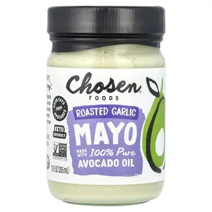 Chosen Foods Roasted Garlic Mayo, 12 fl oz (355 ml)