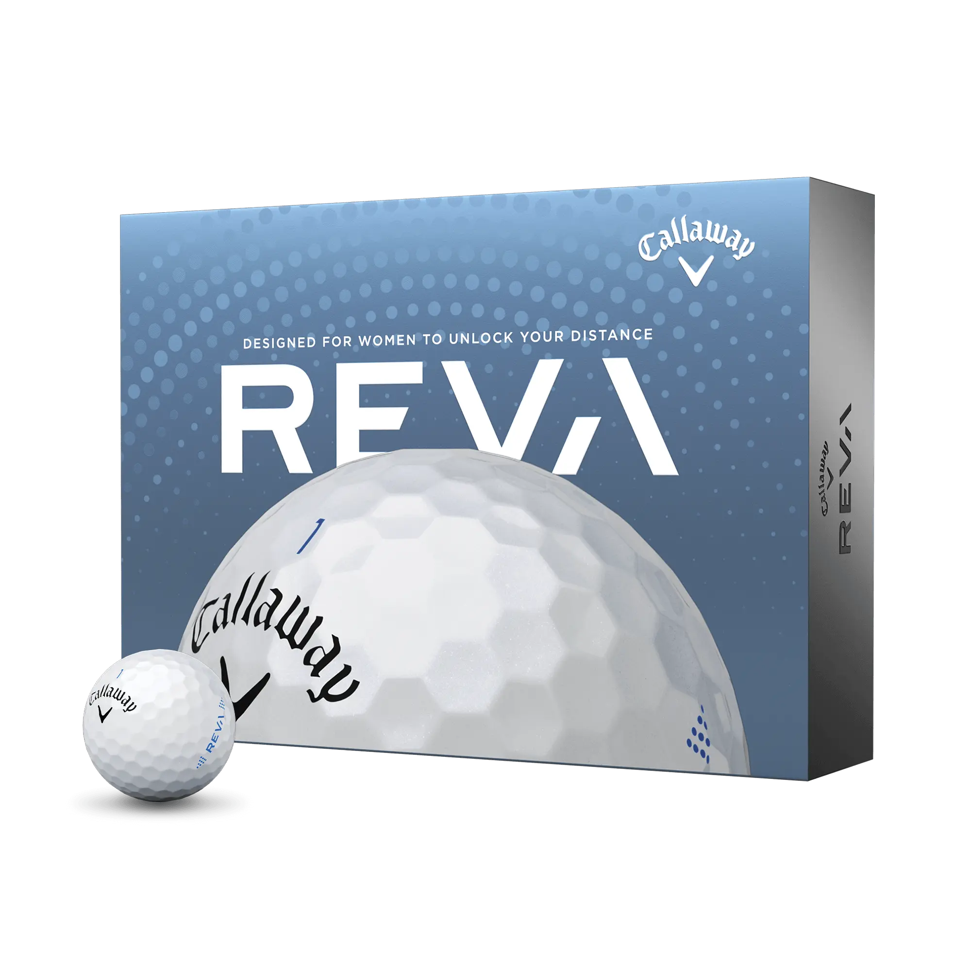 Callaway Golf REVA Golf Balls in White Callaway Golf REVA Golf Balls in White