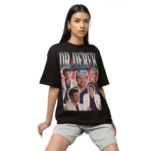 Dr. Derek Shepherd Vintage Graphic T-Shirt – Grey’s Anatomy McDreamy Retro 90s Unisex Tee