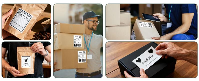 4''x6'' Thermal ShippIng Label for Jadens printer 3 Inch Printing Sticker Paper Waterproof BPA-Free 500 Sheets