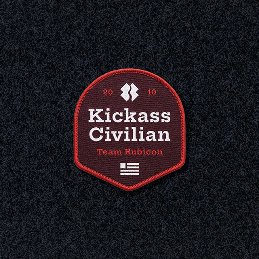 Kickass Civilian Woven Patch