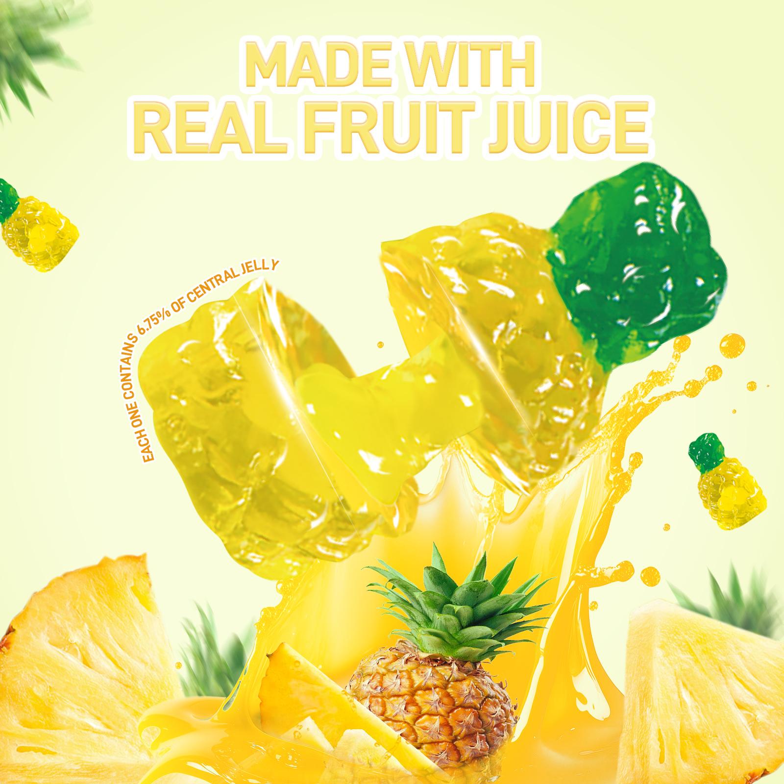 AMOS 4D Fruit Burst Gummies - Sweet & Chewy Bonbons - 240g Big Fun Pack - Strawberry Pineapple Lemon Peach & Grape - Gluten Free - 3D Heart Shape - Resealable Packaging AMOS 4D Fruit Burst Gummies - Sweet & Chewy Bonbons - 240g Big Fun Pack - Strawberry Pineapple Lemon Peach & Grape - Gluten Free - 3D Heart Shape - Resealable Packaging