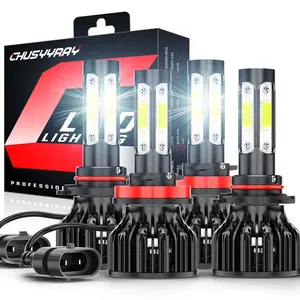 Compatible with Toyota Prius 2015-2012 Hi/Lo Beam 4PACK LED Headlight Kit H11 9005 HB3 Bulds