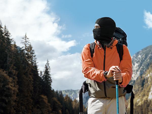 【Valentine's Day Gift】AstroAI Balaclava Winter Ski Mask Winter Fleece Thermal Face Mask Cover for Men Women Warmer Windproof Breathable, Cold Weather Gear for Skiing, Outdoor Work, Motorcycling, Snowboarding, Grey-M, 21.5-23