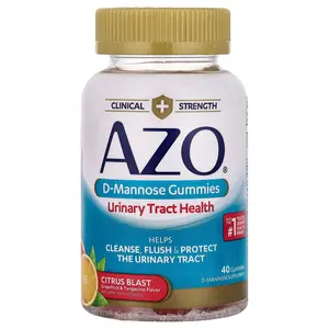 AZO D-Mannose Gummies, Citrus Blast, 40 Gummies