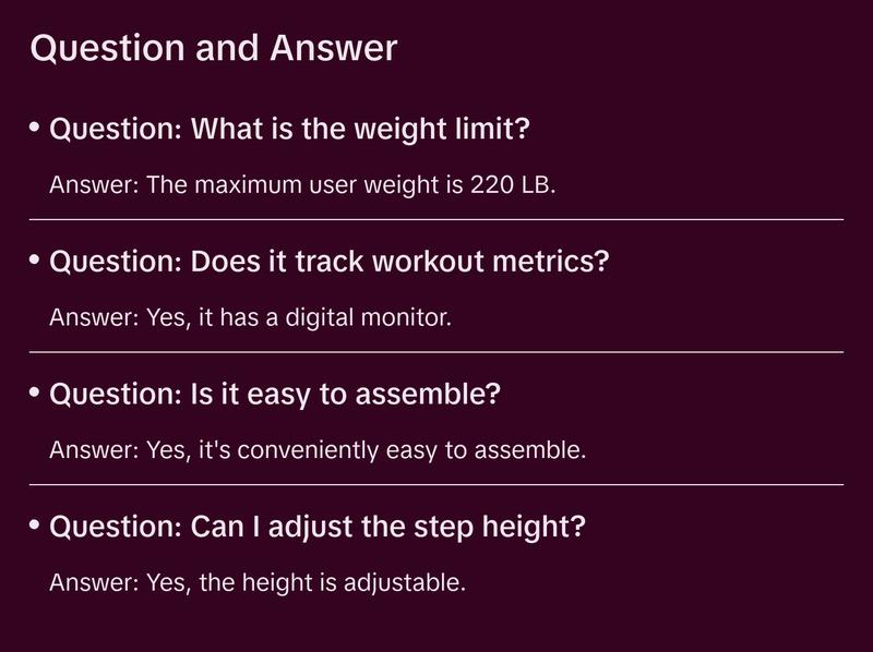 Mini Steppers for Exercise at Home, Stair Step Workout Machine with Resistance Bands, Full Body Cardio Equipment, Optional Smart Stepper with Sunnyfit App Connection