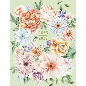 2025-2029 Monthly Planner: 5 Year Calendar Organizer [Spring Flower] Paperback – February 7, 2024