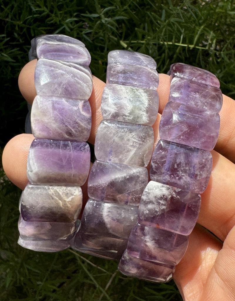 Amethyst Bangle Bracelets by Urban Rutile